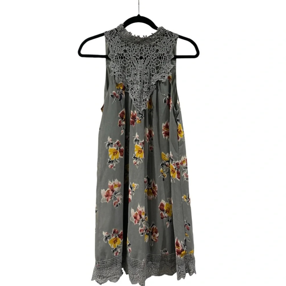 Entro Fall Floral Flowy Shift Dress